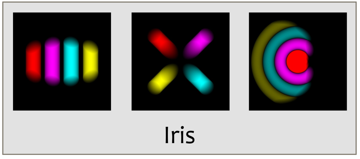 Results for the iris shutter