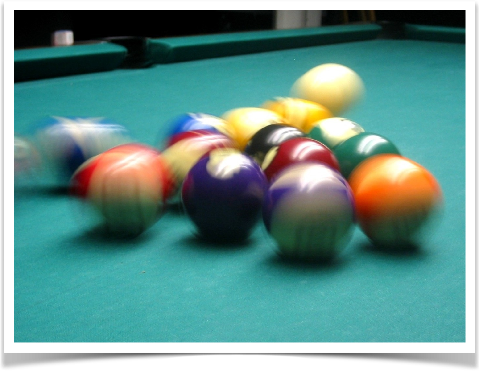 moving pool balls