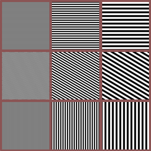 grid of lines of different thicknesses