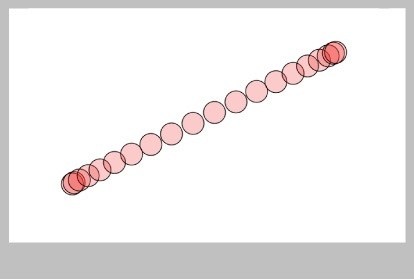 The moving ball using our ease function